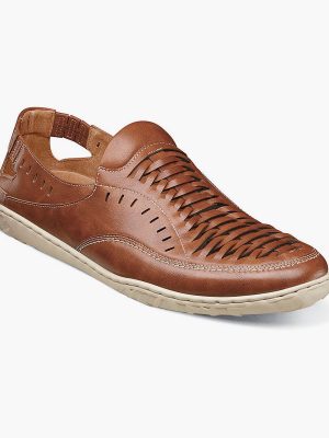 IBIZA Woven Vamp Moc Toe Slip On | 25440
