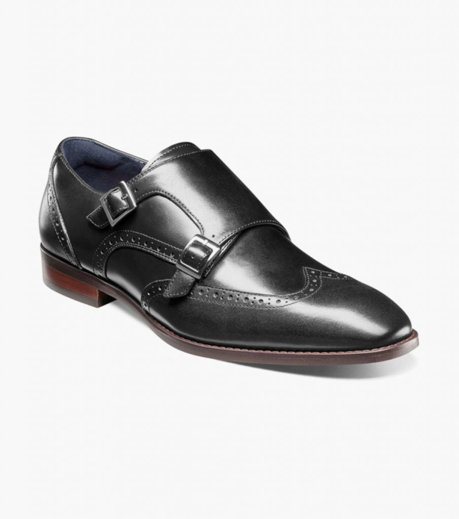 Karson Wingtip Double Monk Strap | 25570
