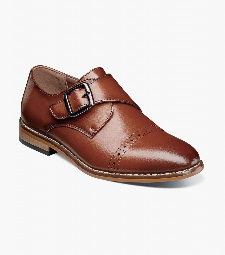 Kids Desmond Cap Toe Monk Strap | 43424