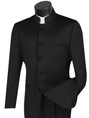 Banded Collar Regular Fit Suits Collection | 5HT