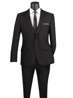 Slim Fit Suits 2 Buttons Side Vents | S-2PP