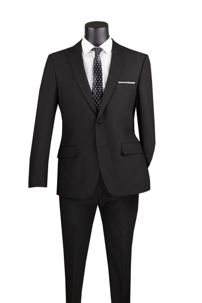 Slim Fit Suits 2 Buttons Side Vents | S-2PP