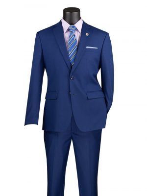 Slim Fit 2 pcs Single Breasted 2 buttons Solid Color | SC900-12