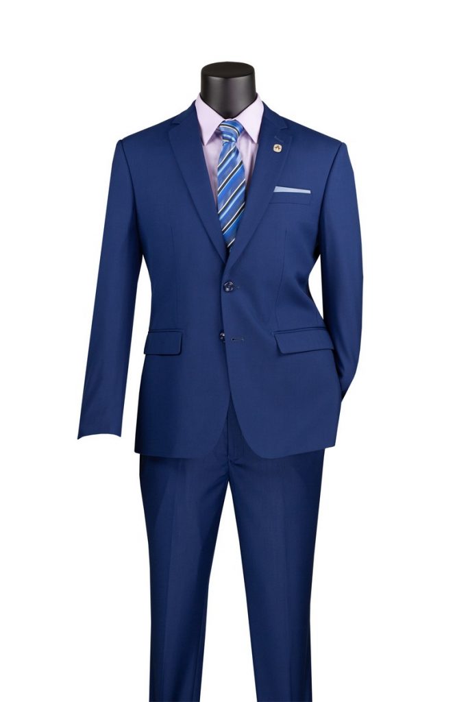 Slim Fit 2 pcs Single Breasted 2 buttons Solid Color | SC900-12