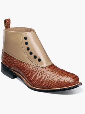 Madison Spectator Spat Cap Toe Demi Boot | 00109