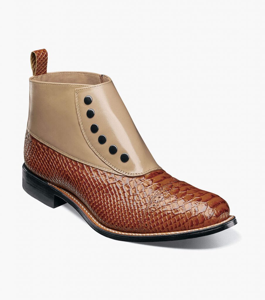 Madison Spectator Spat Cap Toe Demi Boot | 00109