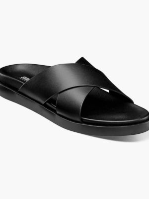 Montel Cross Strap Slide Sandal | 25469