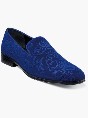 Saunders Debossed Velour Slip On | 25581
