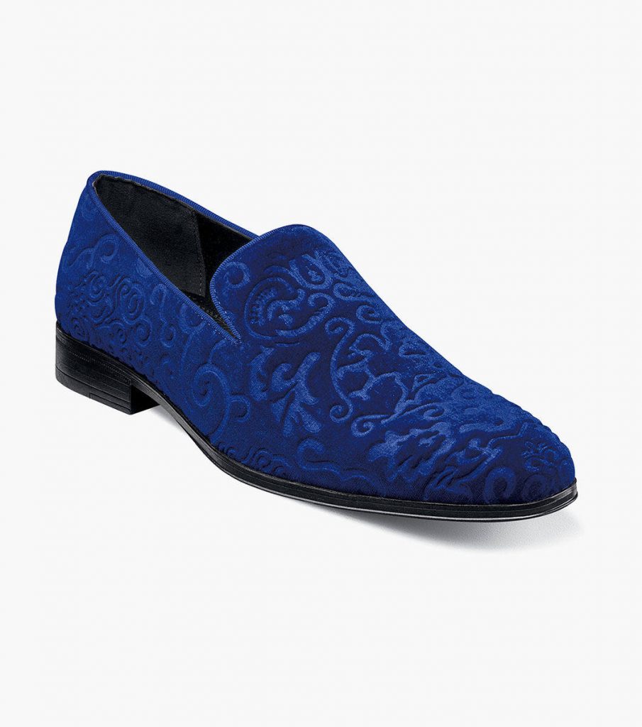 Saunders Debossed Velour Slip On | 25581