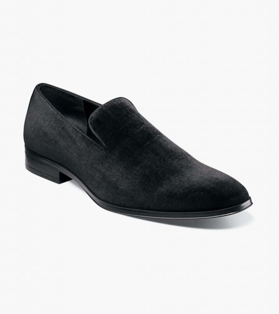 Savian Plain Toe Velour Slip On | 25613