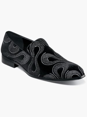 Swainson Plain Toe Embroidered Slip On | 25669