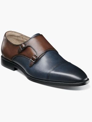 Raythorne Cap Toe Double Monk Strap | 25671