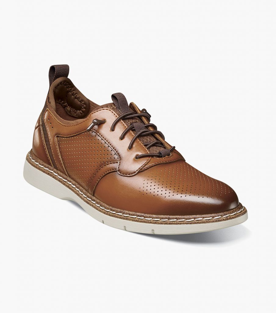 Kids Sync Plain Toe Elastic Lace Up | 43445